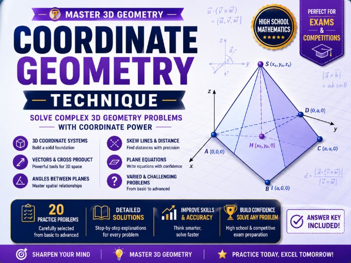 Coordinate Geometry Technique Worksheets
