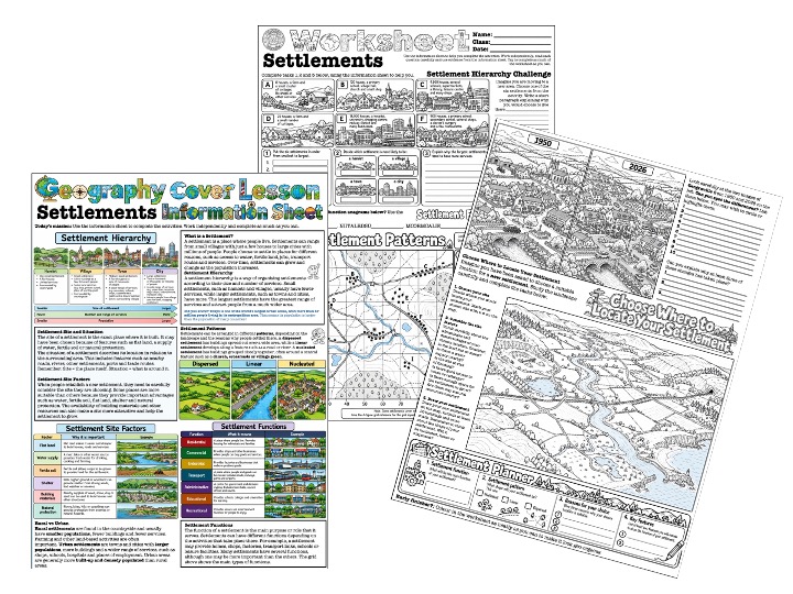 Geography Cover Lesson: Settlements