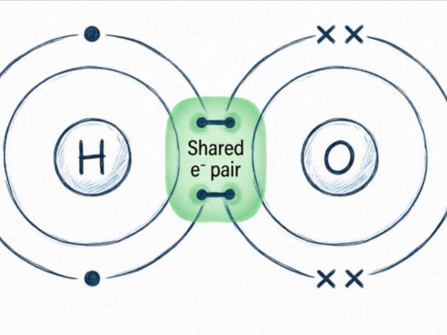 GCSE Chemistry Covalent Bond, Electron Sharing