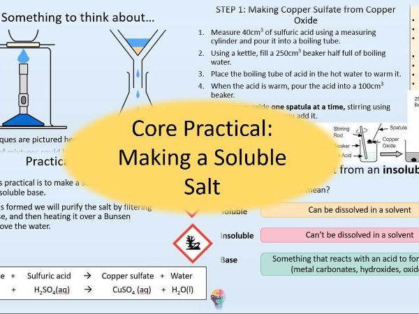 Required Practical: Making a Soluble Salt