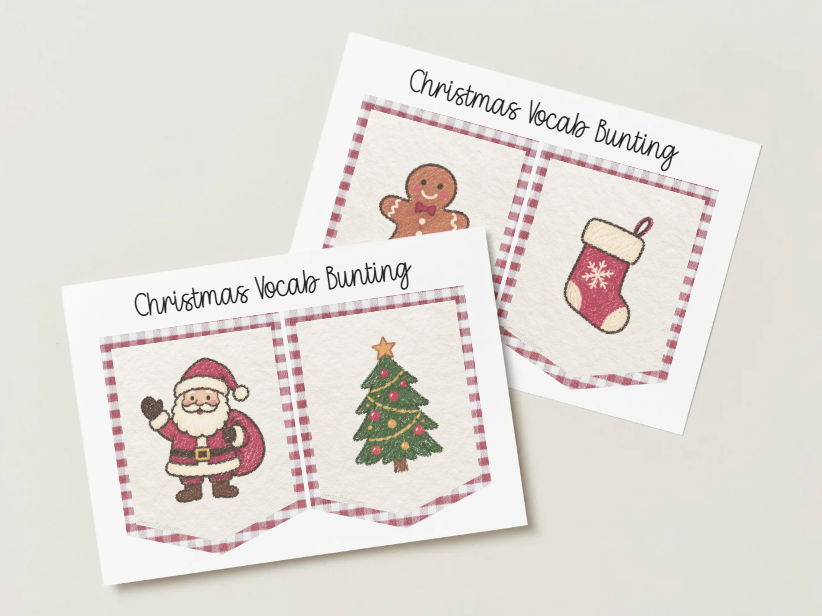 Christmas Bunting – Festive Classroom Display