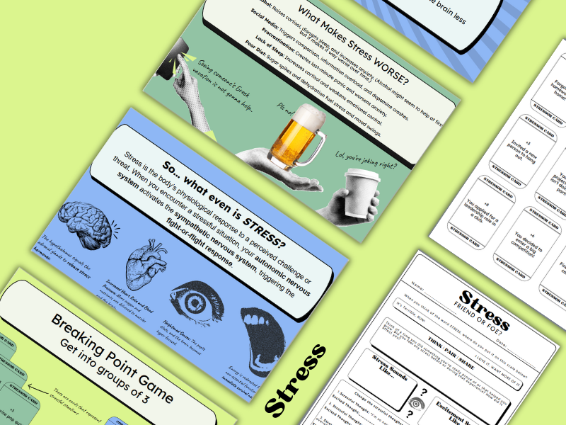 Stress Management Lesson & Game | Emotional Resilience for Teens | Health Class