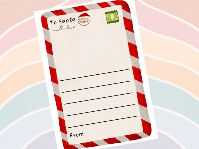 Christmas - Letter to Santa Frame