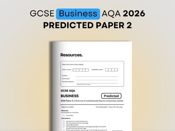 Predicted Paper 2 2026 GCSE Business AQA