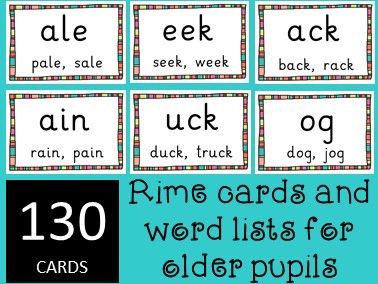 Onset and Rime Cards | Teaching Resources