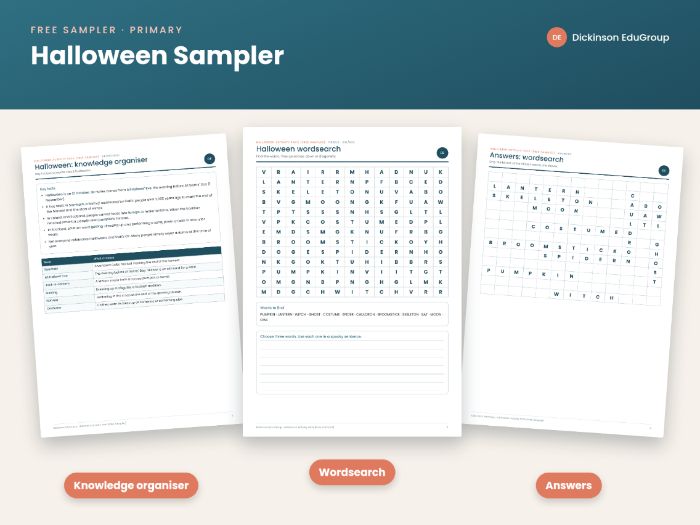 FREE Halloween Sampler KS1 and KS2