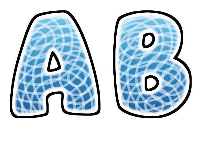 Ripple Rings Glow Bubble Letters | Bulletin Board Letters | Classroom Display Pack