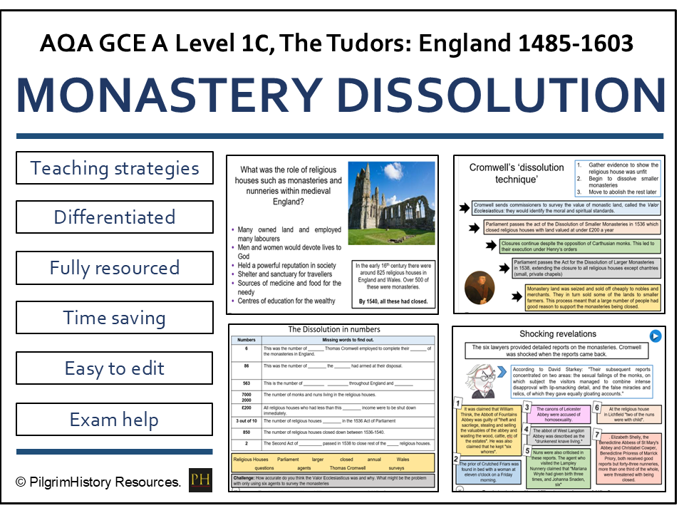 The Dissolution of the Monasteries: Causes, Process and Consequence | AQA A Level History