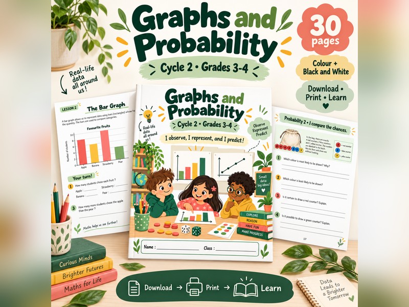 Graphs and Probability Grades 3-4