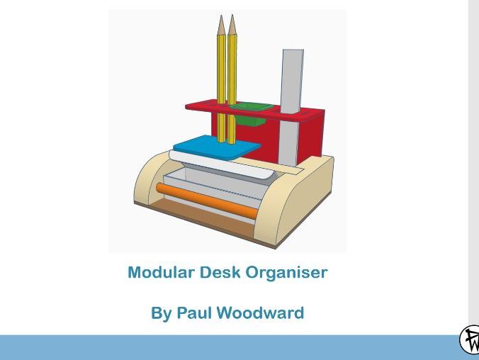 Tinkercad tutorial for the Desk Organiser project