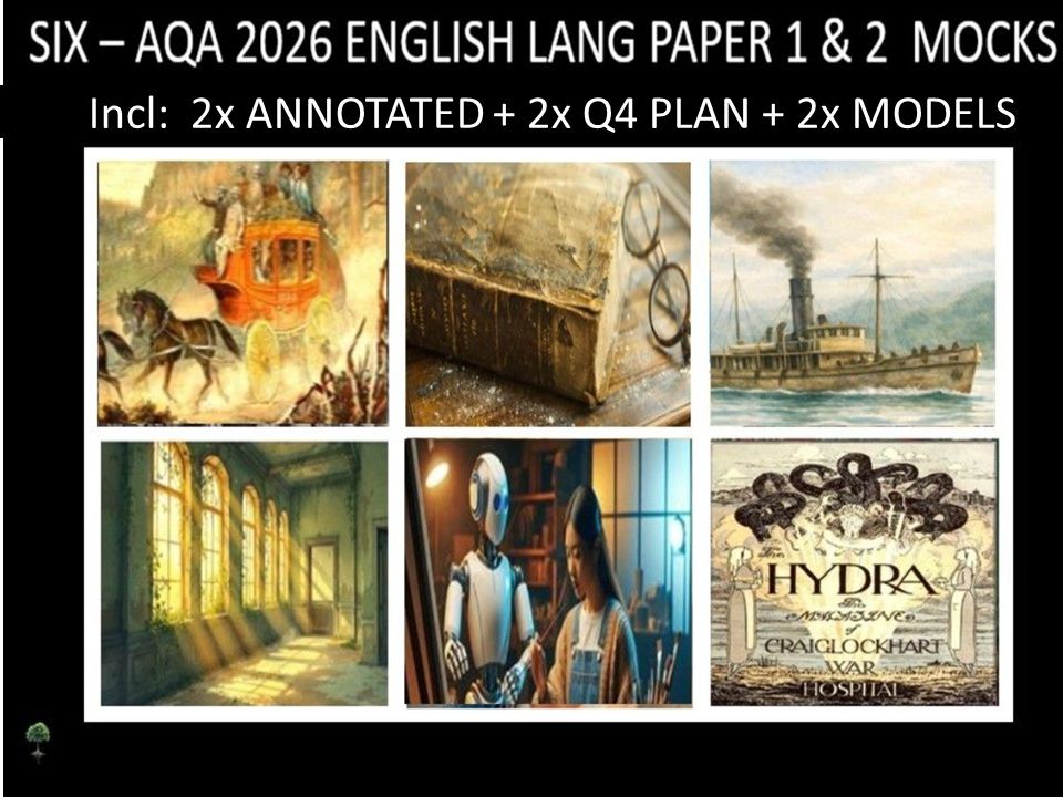 SIX - AQA PAPER 1 & 2 | 2026 FULL MOCKS | ANNOTATED | Q4 PLAN | MODELS