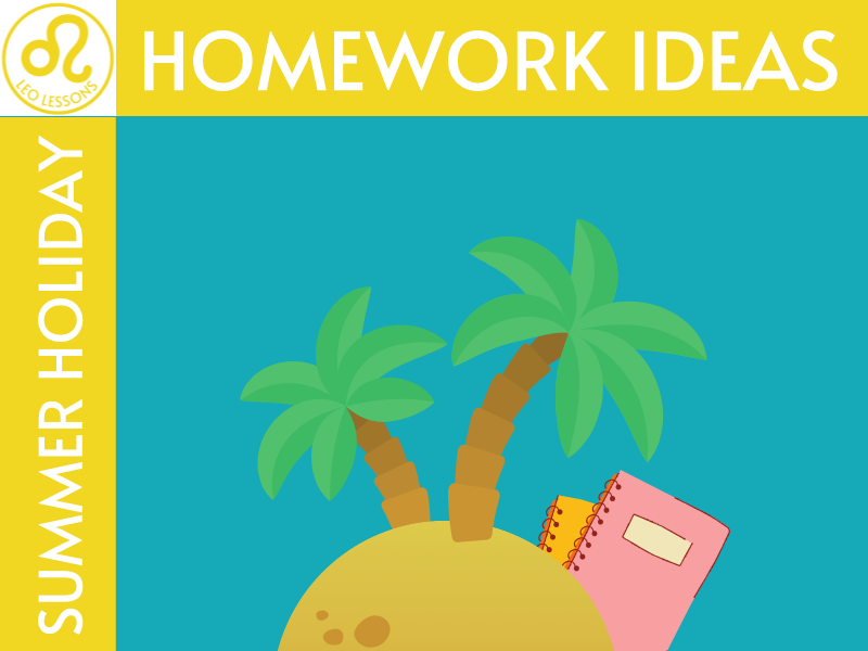 english summer homework ideas