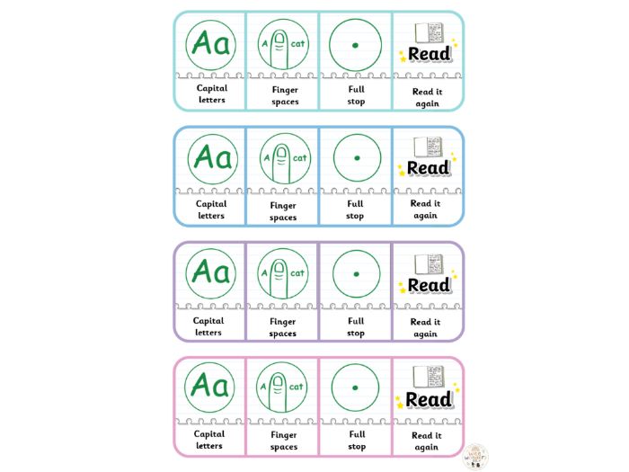 Independent Writing Checklist Bookmarks