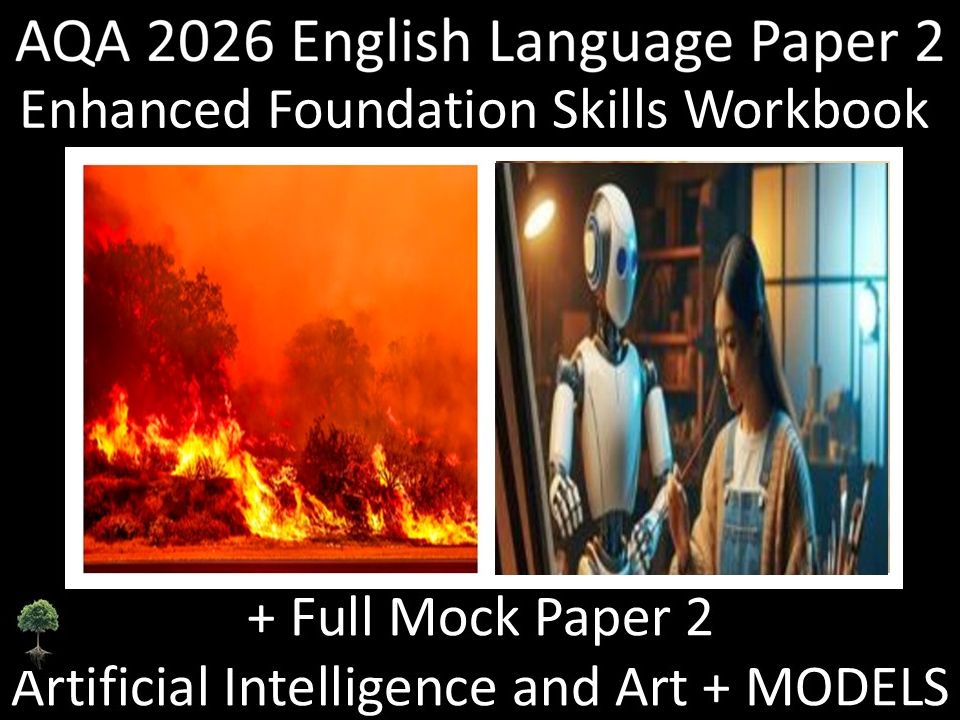 AQA 2026 English Language Paper 2 : Foundation Skills Workbook + MODELS