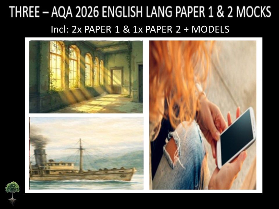 THREE - AQA PAPER 1 & 2 | 2026 FULL MOCKS | MODELS
