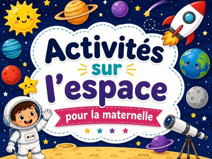 Activités sur l'espace pour la maternelle
