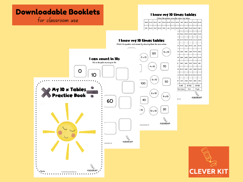 10 Times Tables Activity Booklet