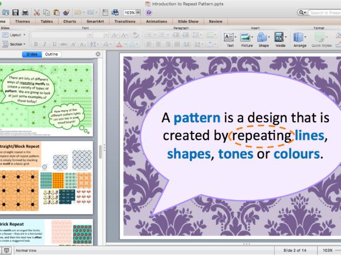 Intro to Repeat Pattern - Art or Textiles