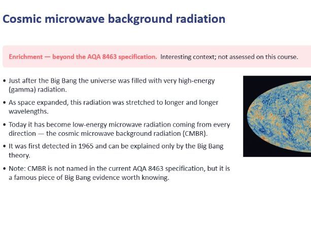 P16.5 The Big Bang (AQA GCSE Physics)