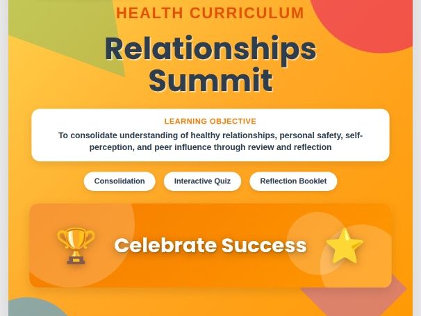 Relationships Summit |  Reflection, Safety & Peer Influence