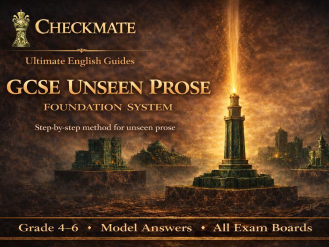 GCSE Unseen Prose Lesson Pack | Grade 4–6 | Model Answers & Writing Support