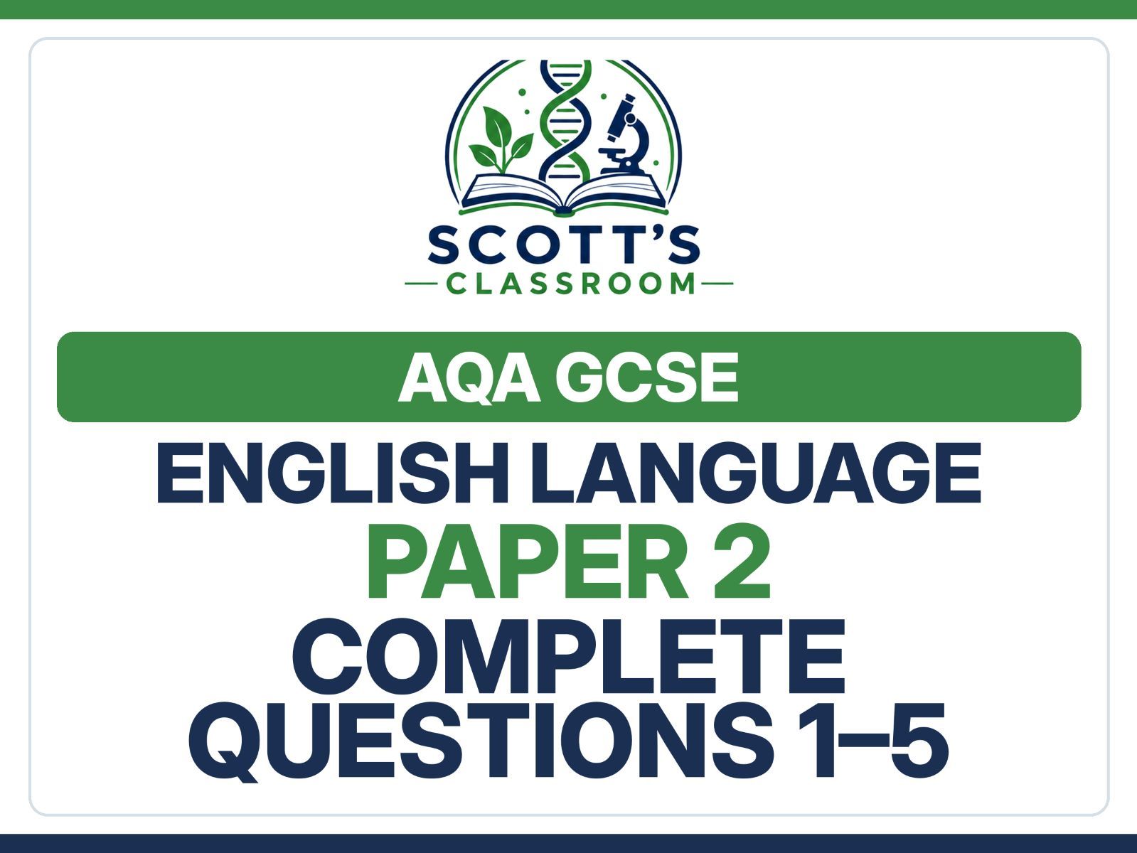 AQA GCSE English Language Paper 2 Bundle
