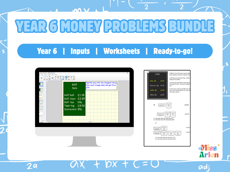 Year 6 Money Problems – 3 Lessons