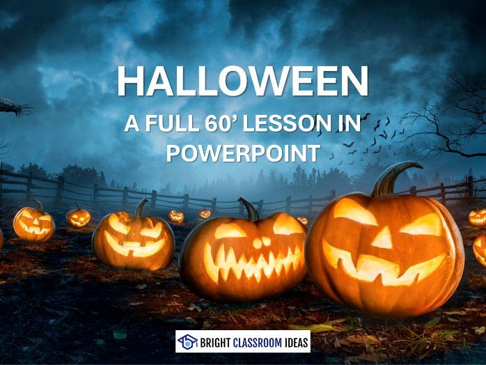 Halloween 60' Full PowerPoint Lesson