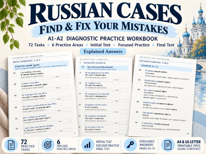 Russian Cases Diagnostic Workbook