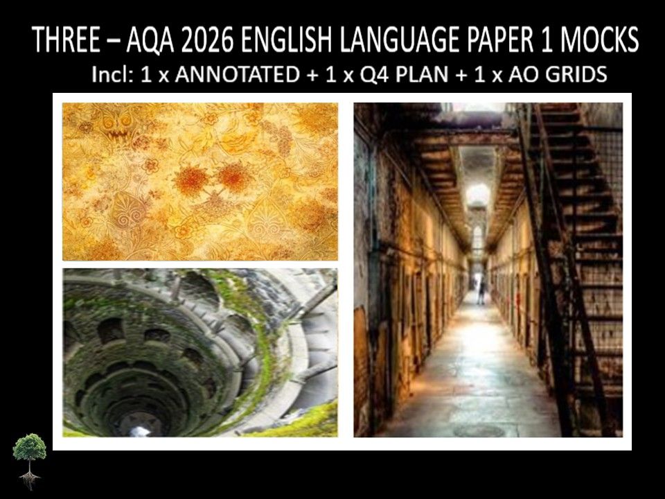 THREE - AQA PAPER 1 | 2026 FULL MOCKS | ANNOTATED | Q4 PLAN | AO GRIDS