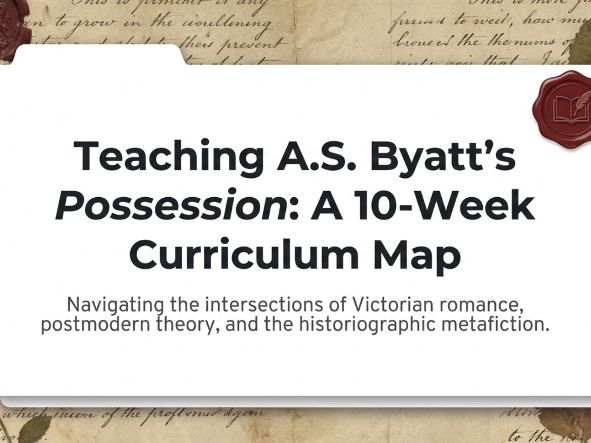Possession Novel Study Unit | Senior English Literary Analysis | A.S. Byatt