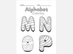 Alphabet Coloring Book A-Z | Letter Tracing & Fun Objects |