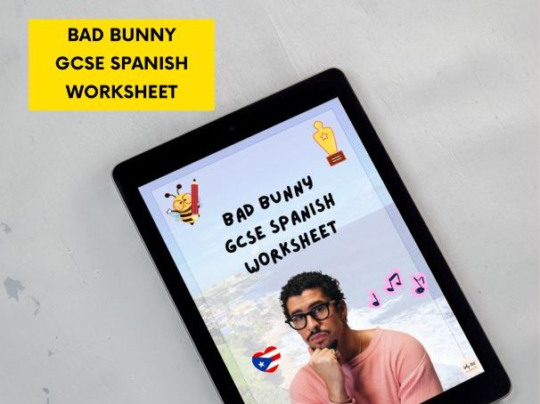 Bad Bunny GCSE Spanish Worksheet