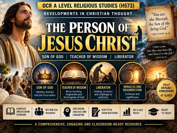 A Level Religious Studies: The Person of Jesus Christ - OCR H573 DCT