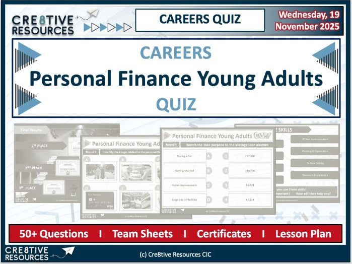 KS5 Personal Finance (Young Adults) Quiz