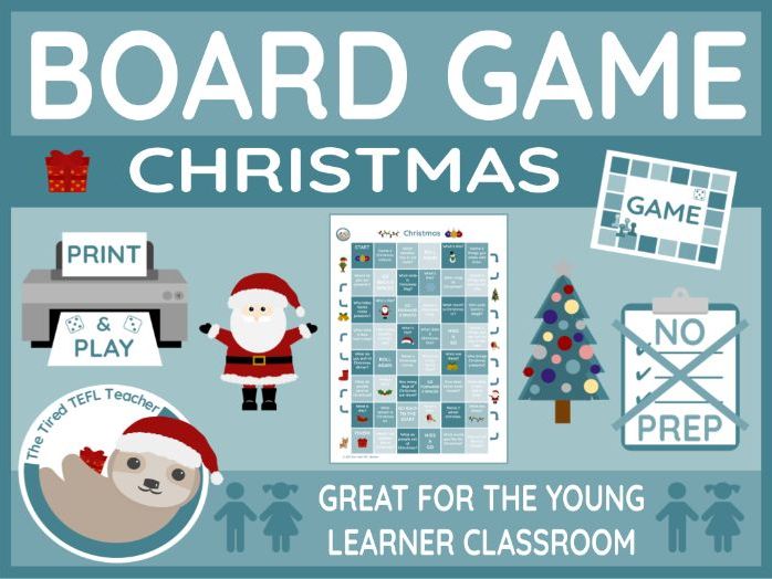 ESL Christmas Board Game