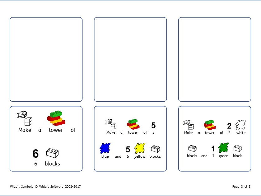 Lego Tasks & Communication Board