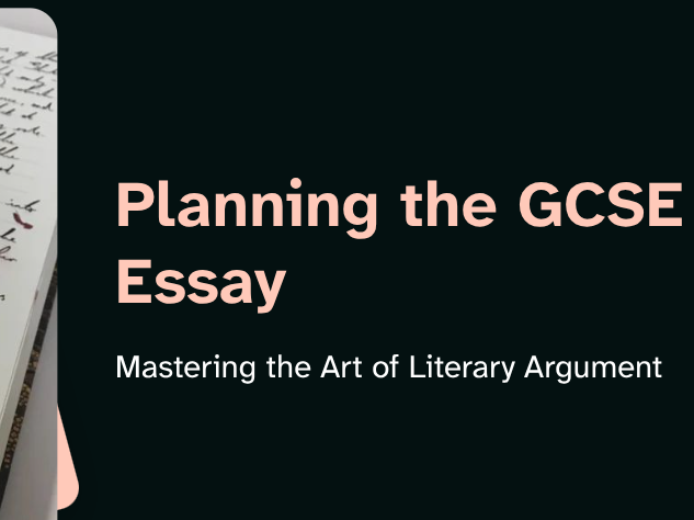 Dr Jekyll & Mr Hyde - Planning the GCSE Essay
