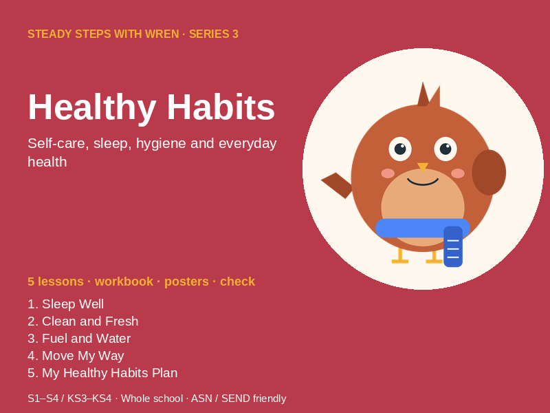 Healthy Habits: Self-Care, Sleep and Hygiene Skills, Secondary