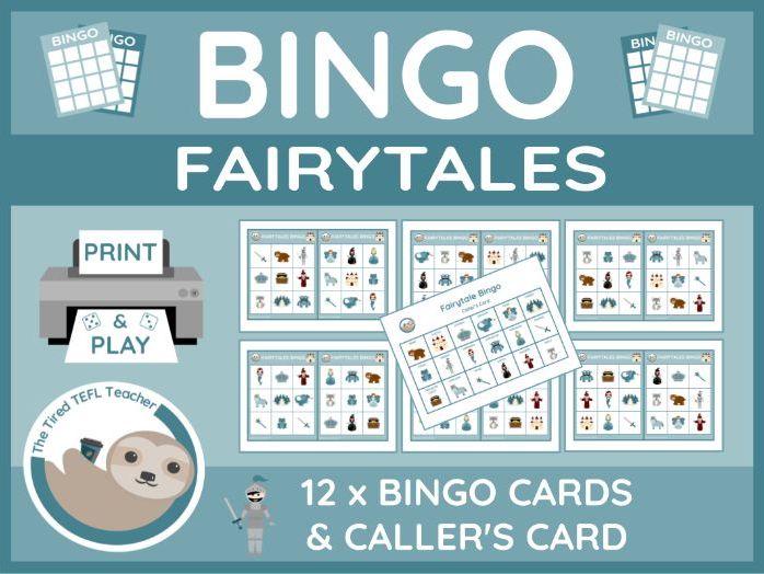 ESL Fairytale Bingo