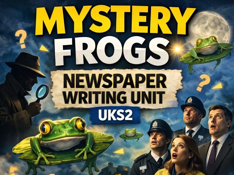 Y5/6 Mystery Frogs Newspaper Writing Unit