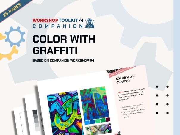 Graffiti Color Toolkit | KS3 KS4 GCSE | Customizable Worksheets | Middle & High School