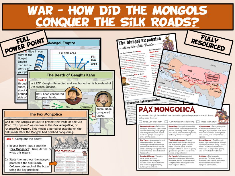 KS3 Silk Roads L6 - How Did the Mongols Conquer the Silk Roads