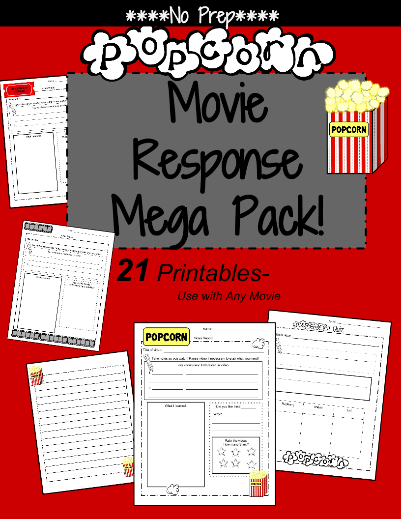 Movie Response Sheet: Video Review