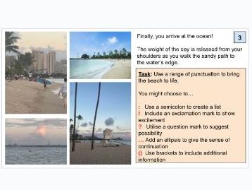 KS3 Guided Creative Writing: Hawaiian Sunset