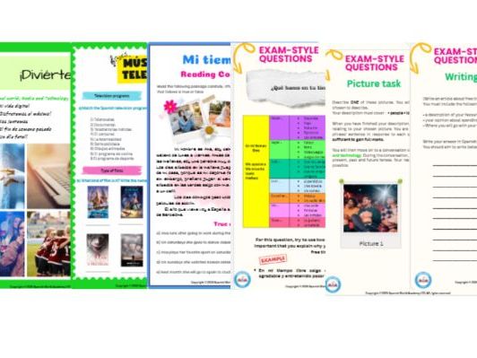 EDEXCEL GCSE SPANISH Journey, Módulo 1, Disfrutamos al máximo