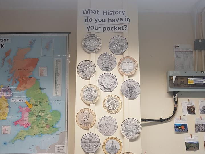 History Display - What history do you have in your pocket? Coins