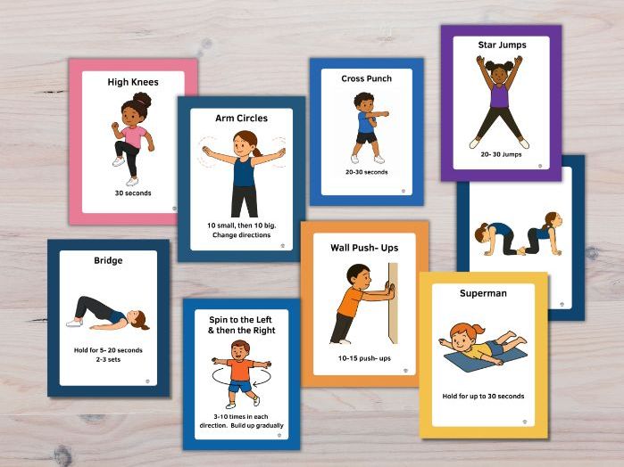 Movement Posters for Calm, Focus, & Learning