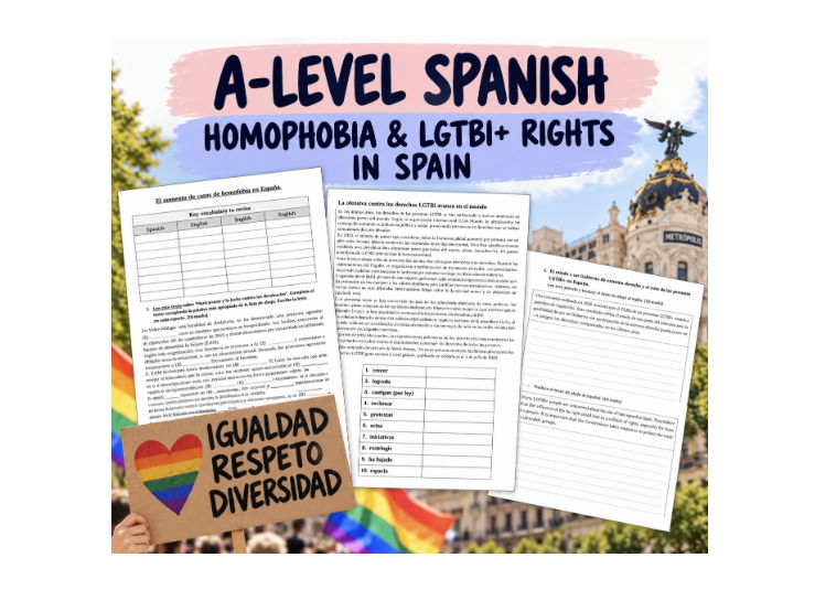 A-Level Spanish | LGTBI+ Rights in Spain | Reading, Translation & Speaking | AQA