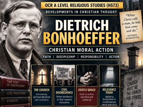 A Level Religious Studies: Dietrich Bonhoeffer - OCR H573 DCT